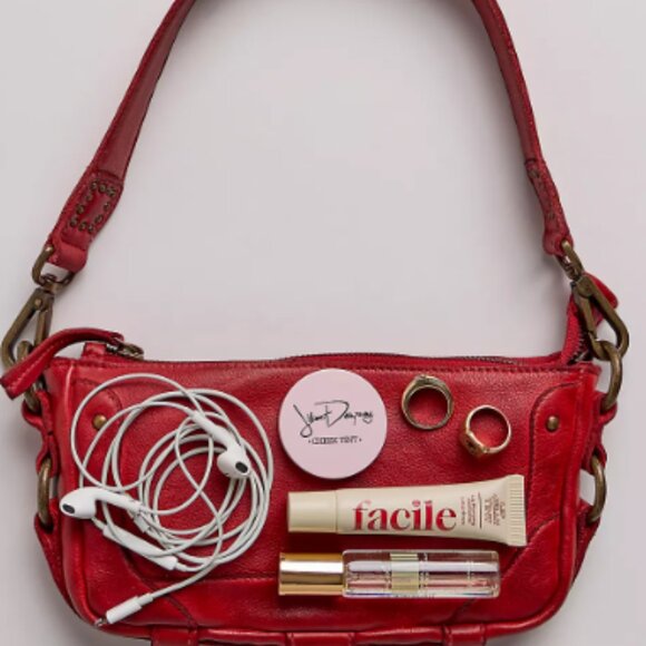 Free People Lilli Leather Shoulder Bag - NWOT - Picture 3 of 6